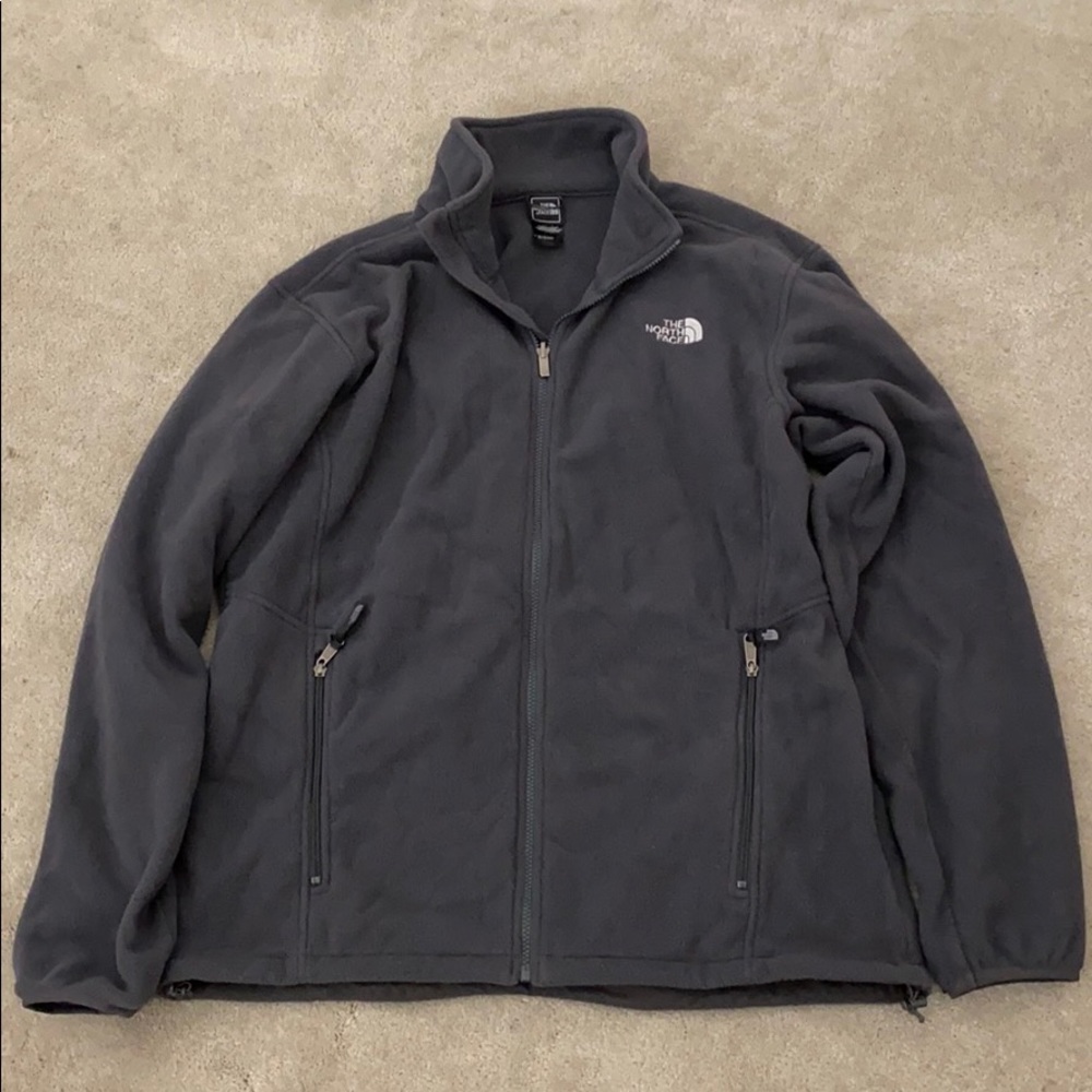 The North Face men fleece size XL grey